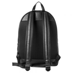 unisex-black-leather-backpack