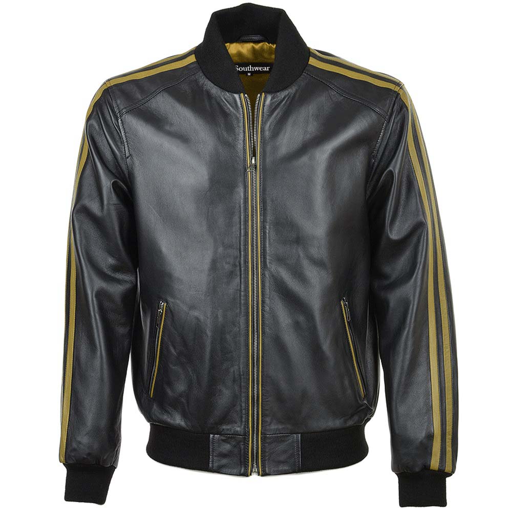 fury-striped-men-leather-jacket-black-yellow fury-striped-men-leather-jacket-black-yellow