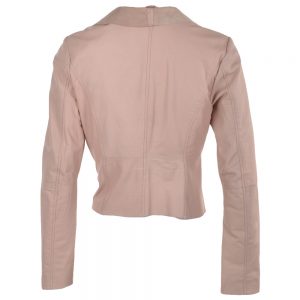 tricia-nude-pink-leather-jacket-back