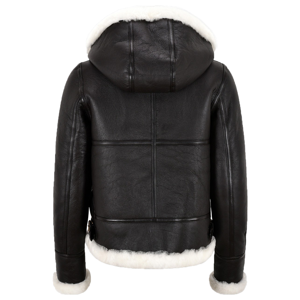 TINA Women Shearling Black and White (2) tina-ladies-b3-black-hooded-real-sheepskin-shearling-white-fur-winters-jacket