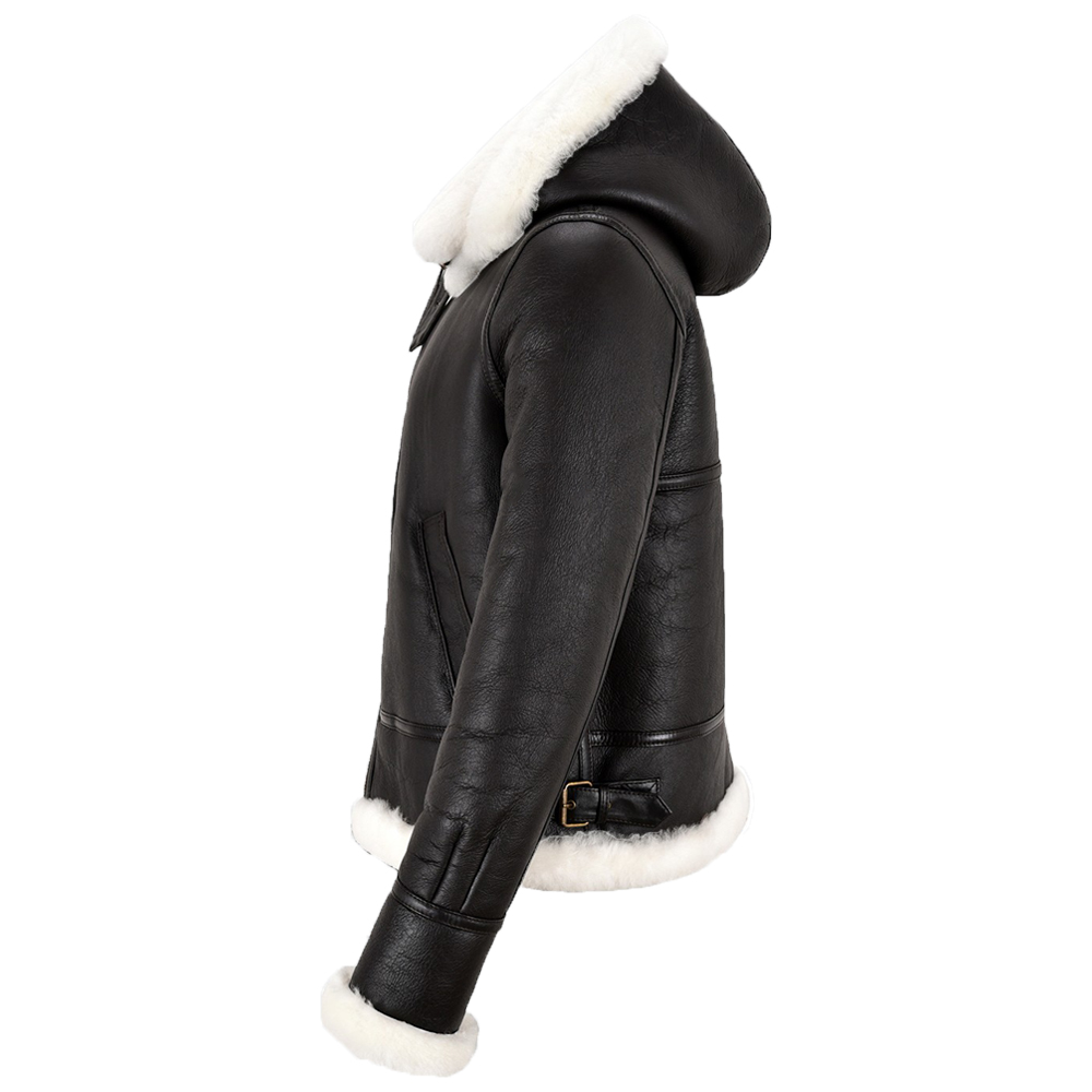 TINA Women Shearling Black and White (3) tina-ladies-b3-black-hooded-real-sheepskin-shearling-white-fur-winters-jacket
