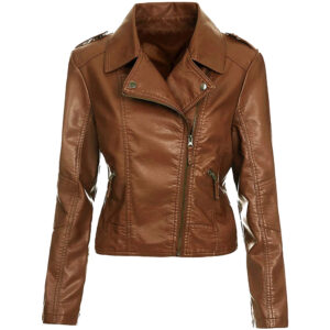 ladies-biker-jacket-brown