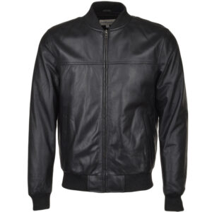 tommy -black-bomber-leather-jacket
